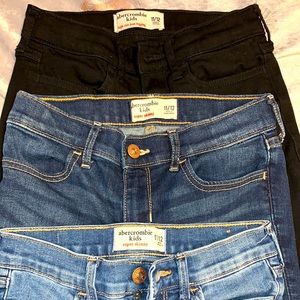 Three NEW WOUT TAGS GIRLS ABERCROMBIE size 11/12